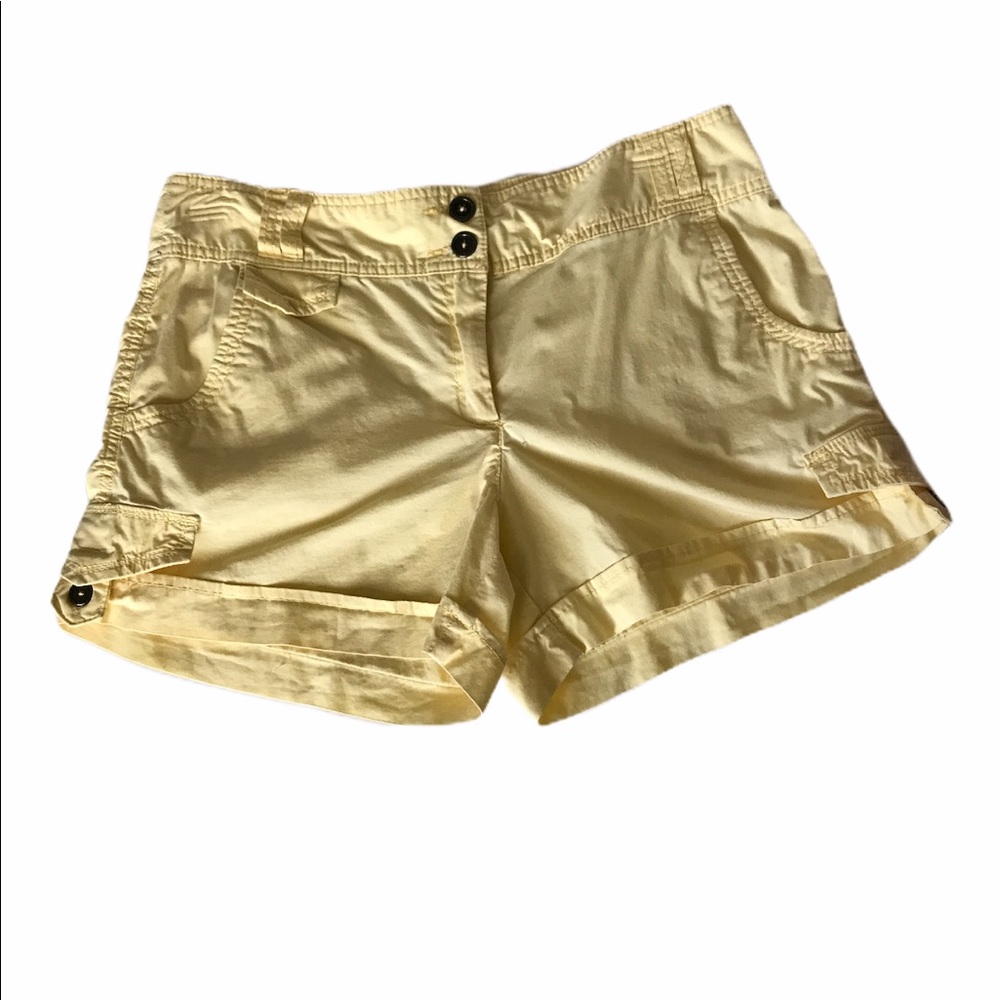 Dalia Collection Yellow Cuff Double Stitch Pocket